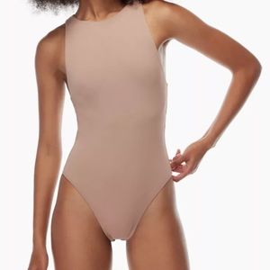 White Babaton Countour 90s Bodysuit — S